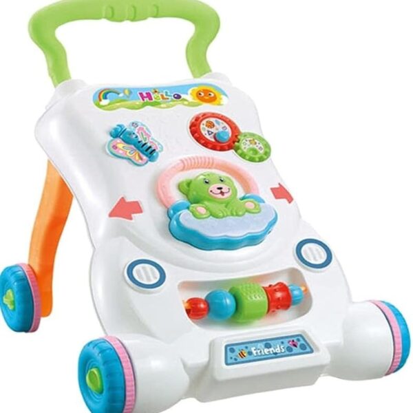Baby Push Walker with Music and Light, ABS Plastic,