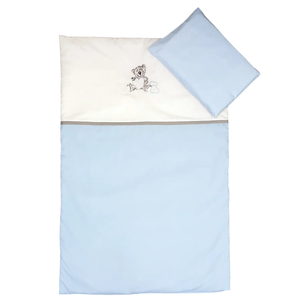 Cabbage Creek 3 Piece Baby Cot Linen Set - Blue