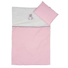 Cabbage Creek 3 Piece Baby Cot Linen Set - Pink